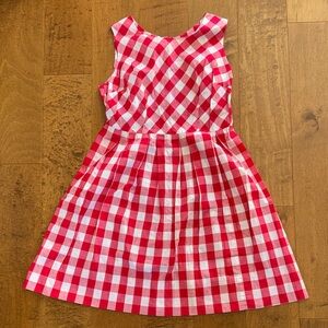 Vintage Red Gingham Dress